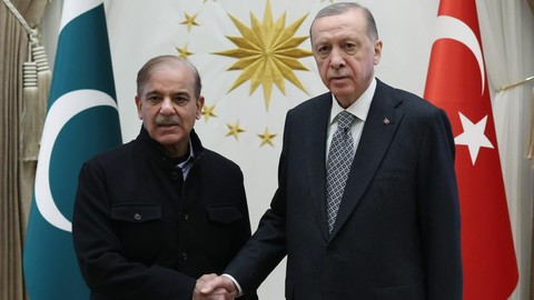 Cumhurbaşkanı Erdoğan, Pakistan Başbakanı Şerif ile Görüştü