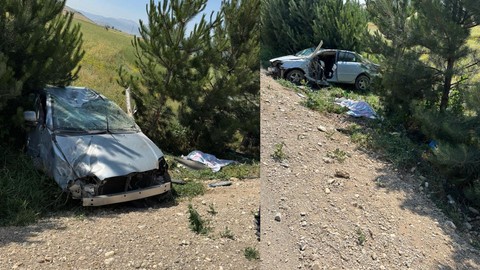 Isparta'da Feci Kaza! Beton Bloğa Çarpan Aracın Sürücüsü Öldü