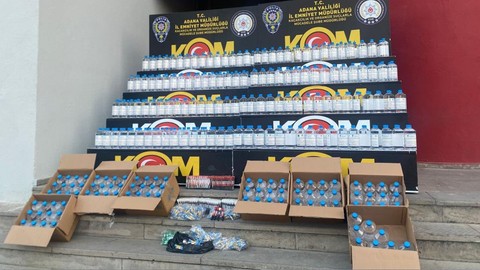 Adana'da 400 Litre Sahte İçki Yakalandı