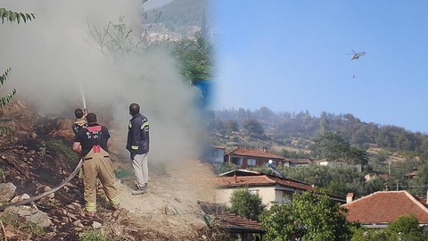 Manisa'da Orman Yangını: Müdahale Sürüyor, Bir Mahalle Tahliye Edildi