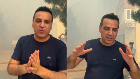 İzmir Kent Merkezinde Başlayan Yangın Sitelere Kadar İlerledi