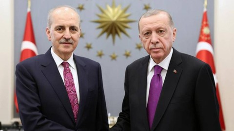 Cumhurbaşkanı Erdoğan, Numan Kurtulmuş ile Bir Araya Geldi