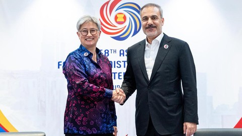 Dışişleri Bakanı Hakan Fidan, Avustralyalı Mevkidaşı ile Görüştü
