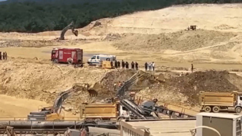 Çatalca'da Kum Ocağında Göçük: Balçık İçinde Kalan İşçiden Acı Haber