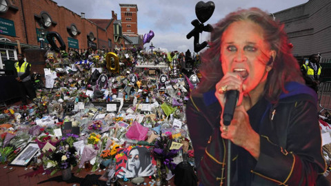 Heavy Metal Efsanesi Ozzy Osbourne'e Son Veda: Sevenleri Akın Etti