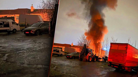 Gaziosmanpaşa’da Otoparkta Yangın: Araçlar Alevler İçinde Kaldı