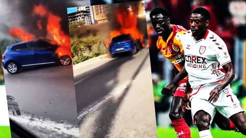 Süper Lig'in Yıldız Futbolcusu Anthony Musaba Ölümden Döndü! Alevler İçinde Kaldı...