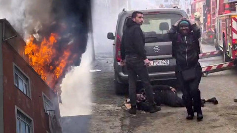 Sultangazi'de Can Pazarı! Alevlerin Arasından Atladı