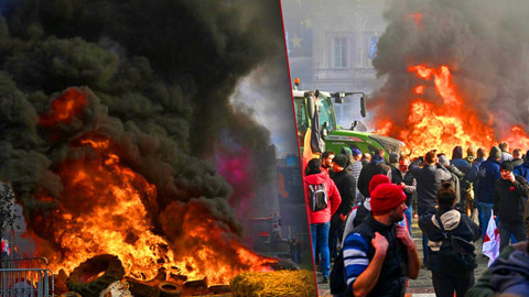 Brüksel’de Traktörlü Protesto: AB Zirvesi Gölgesinde Tarım İsyanı