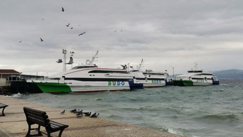 Olumsuz Hava Deniz Ulaşımını Vurdu! Bazı Seferler İptal