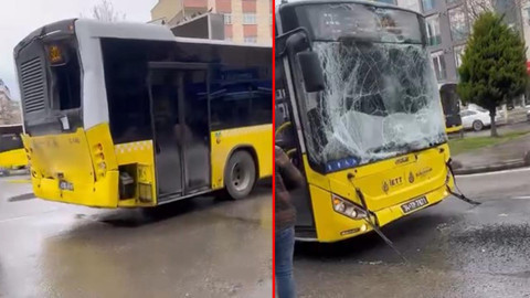 Sancaktepe'de 2 İETT Otobüsü Çarpıştı! Yaralılar Var