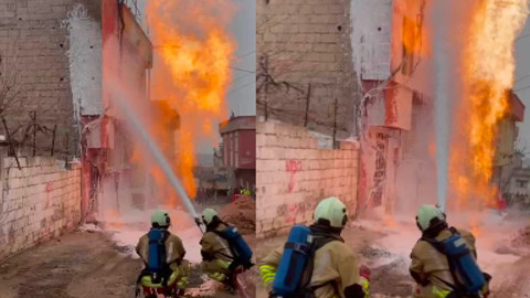 Kahramanmaraş'ta Korkutan Patlama! Alevler Metrelerce Yükseldi, Binada Mahsur Kaldılar