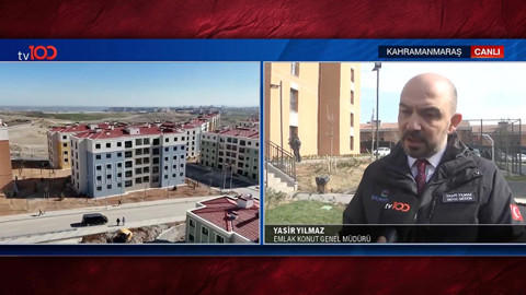 Ebrar Sitesi’nde Acının Yerini Umut Aldı: Emlak Konut Genel Müdürü Yasir Yılmaz tv100'de Açıkladı: Çalışmalar Rekor Sürede Bitti