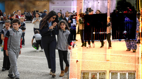 İlkokulda Korkutan Alevler, Hemen Tahliye Edildi