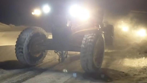 Kars’ta Tipi Fırtınası! Yolda Mahsur Kalanlar Kurtarıldı