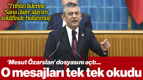 Özgür Özel 'Mesut Özarslan' Dosyasını Açtı, WhatsApp Mesajlarını Kürsüden Tek Tek Okudu