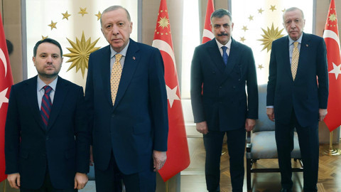 Cumhurbaşkanı Erdoğan, İçişleri Bakanı Çiftçi ve Adalet Bakanı Gürlek'i Kabul Etti