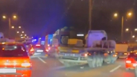 Başakşehir'de Zincirleme Kaza, Yaralılar Var