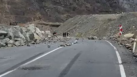 Artvin-Şavşat Kara Yolunda Korku Dolu Anlar