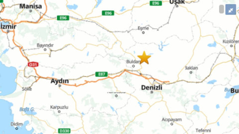 AFAD Duyurdu! Denizli Buldan'da Deprem
