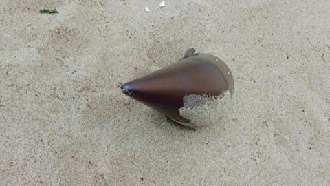 İstanbul'da Kıyıya Füze Başlığı Vurdu