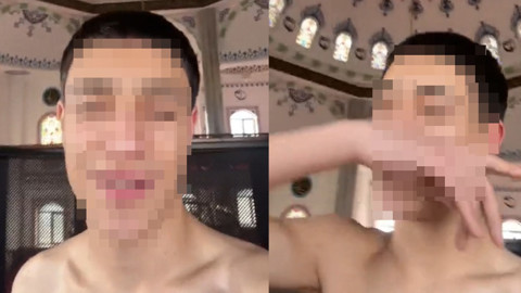 Camide Çekilen Yarı Çıplak Videoya Gözaltı