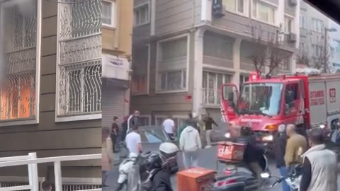 Şişli’de Yangın Paniği, Otelde Mahsur Kalanlar Kurtarıldı