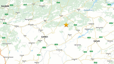 Çorum'da 4.0 Büyüklüğünde Deprem