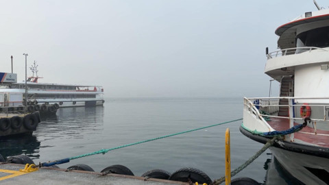 İstanbul Boğazı Sis Altında