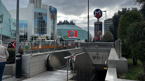 Şişli-Mecidiyeköy Metro İstasyonu Kapatıldı