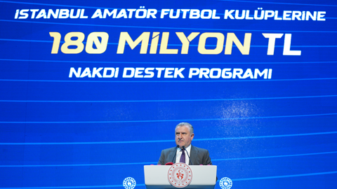 Bakanlık Duyurdu: İstanbul’daki Amatör Kulüplere 180 Milyonluk Destek