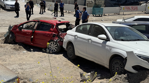 Freni Patlayan Kum Yüklü Kamyon 7 Aracı Biçti: 2’si Ağır 6 Yaralı