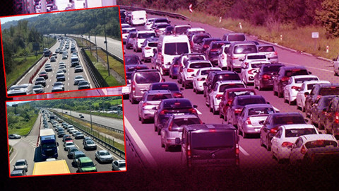 Dönüş Yolunda Büyük Çile: Trafik Adım Adım İlerliyor! İşte Kilit Noktalar