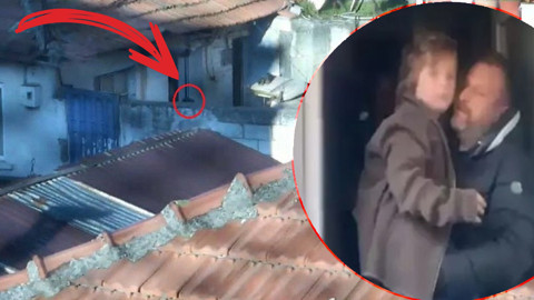 Dron Kamerası O Anı Kaydetti, Özel Tim Kapıyı Kırdı! 8 Yaşındaki Nazar'ın Mucize Kurtuluşunun İlk Görüntüsü Ortaya Çıktı
