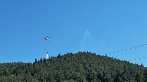 Manisa'da Orman Yangını