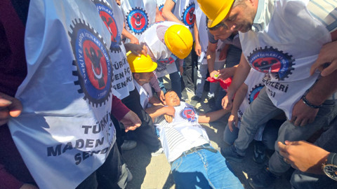 Doruk Madencilik İşçilerine Beypazarı'nda Polis Müdahalesi