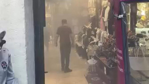 Kapalıçarşı'da Yangın Paniği, Çok Sayıda Ekip Sevk Edildi