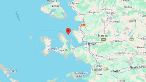İzmir Foça Açıklarında Deprem