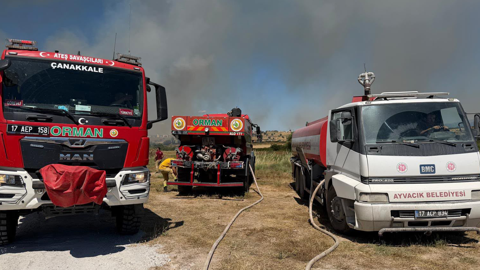 Çanakkale'deki Orman Yangını Söndürüldü