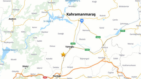 Kahramanmaraş'ta Korkutan Deprem