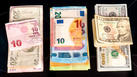 Dövizde Yön Değişti, Dolar Yükselirken Euro Geriledi