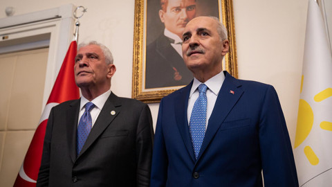 TBMM'de 'Çerçeve Yasa' Turu Sürüyor: Numan Kurtulmuş, Dervişoğlu ile Görüştü