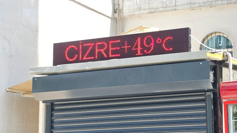 Cizre'de Termometreler 49 Dereceye Dayandı, Sokaklar Bomboş Kaldı