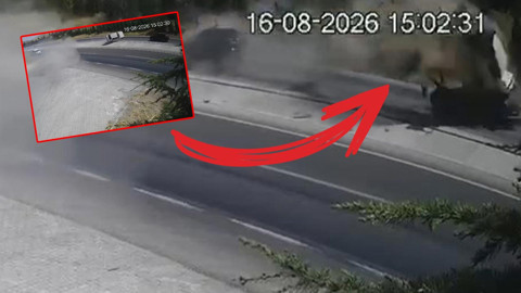 Konya'da 2 Kişinin Can Verdiği Korkunç Kaza Anı Saniye Saniye Kaydedildi