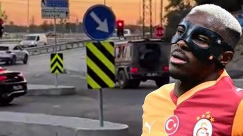Osimhen Trafikte Ofsayta Düştü! Kırmızı Işıkta Geçti, 5 Bin Lira Ceza Yedi