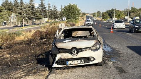 Seyir Halindeyken Alev Aldı, Biri Çocuk 3 Yaralı