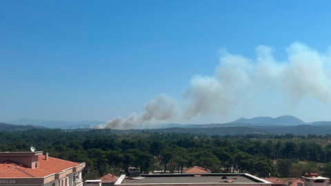 Çanakkale'de Zirai Alanda Çıkan Yangın Kontrol Altına Alındı