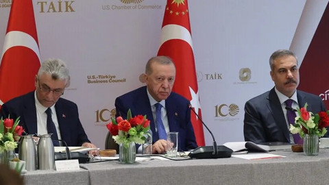 Cumhurbaşkanı Erdoğan'dan New York'ta İş Dünyasıyla Bir Araya Geldi