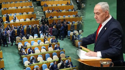 Netanyahu'ya BM Genel Kurulu'nda Şok! Salon Birden Boşaldı, Neye Uğradığını Şaşırdı