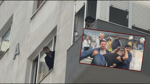 Sekiz Katlı Binada Çıkan Yangında Can Pazarı: 14 Kişi Kurtarıldı, 5 Kişi Hastaneye Kaldırıldı